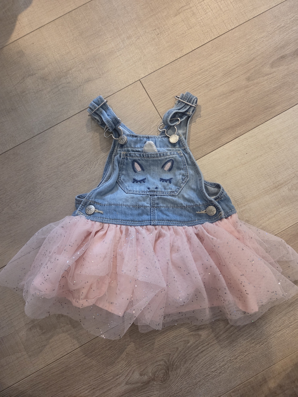 OshKosh B'gosh Pink Lined Denim Skirt - 9M